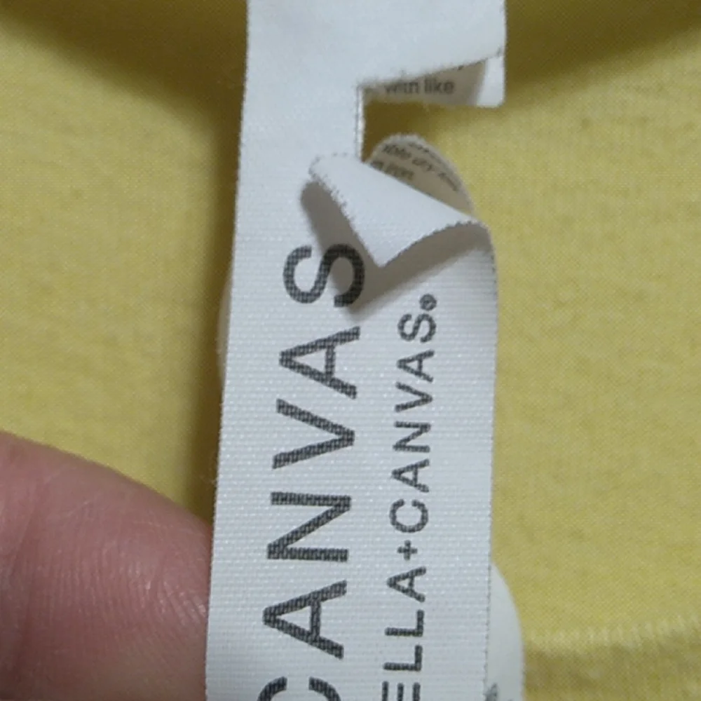 LAST DROP! Don't Be Salty Bella Canvas Tee Sz.M Made In USA Has Wash Wear - Picture 4 of 6